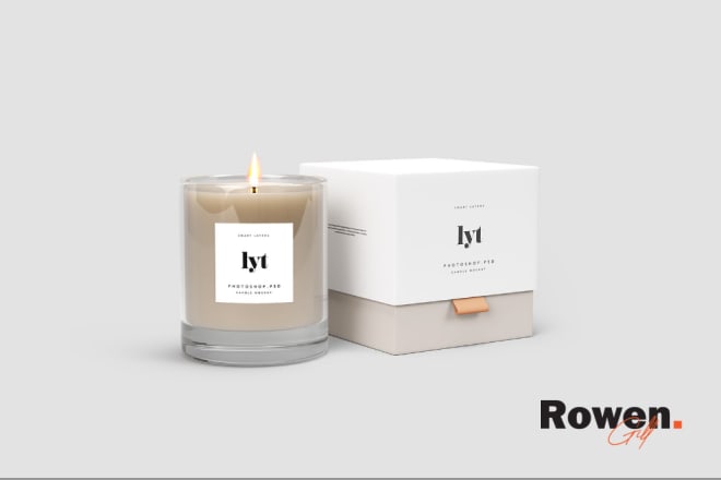 I will design a classic candle label and logo