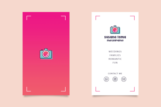 I will design a digital business card in 24hrs