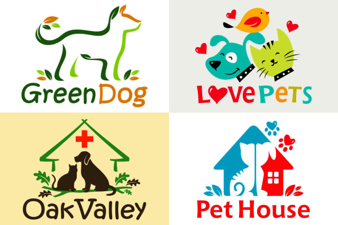 I will design a dog, cat, pet animal mascot logo