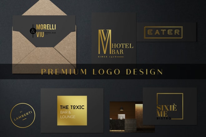 I will design a luxury brand logo