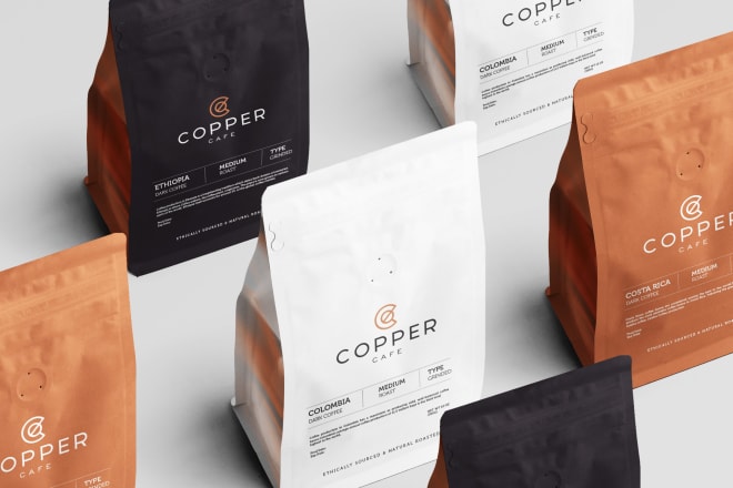 I will design a minimalistic unique product packaging for your brand