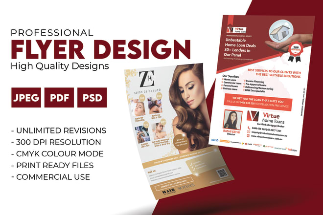 I will design a professional flyer for your business, event