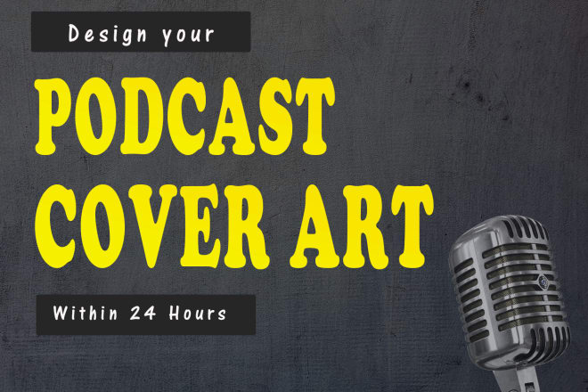 I will design a professional podcast cover art