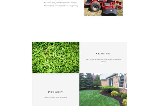 I will design a website for your landscaping company