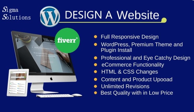 I will design a website for your online business