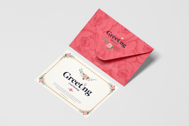 I will design an amazing greeting card for marriage,invitation