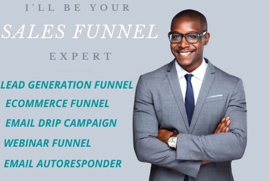 I will design an awesome clickfunnel sales funnel that converts