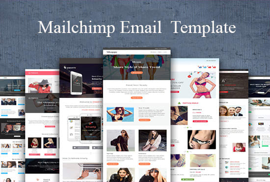 I will design an editable mailchimp newsletter template