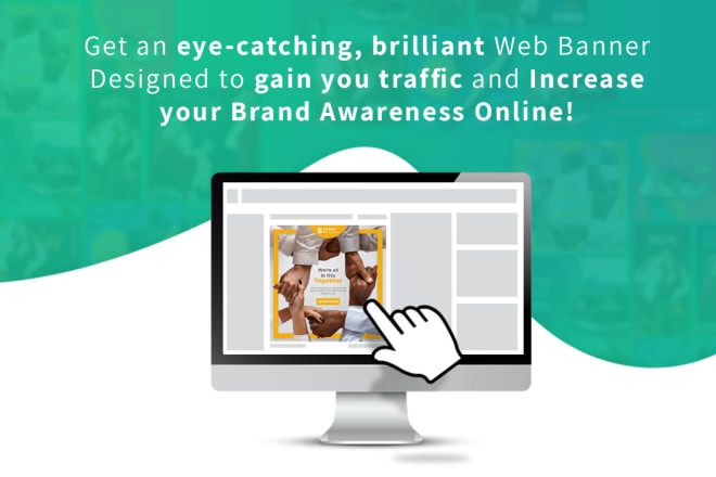 I will design an eye catching web banner for your business or product