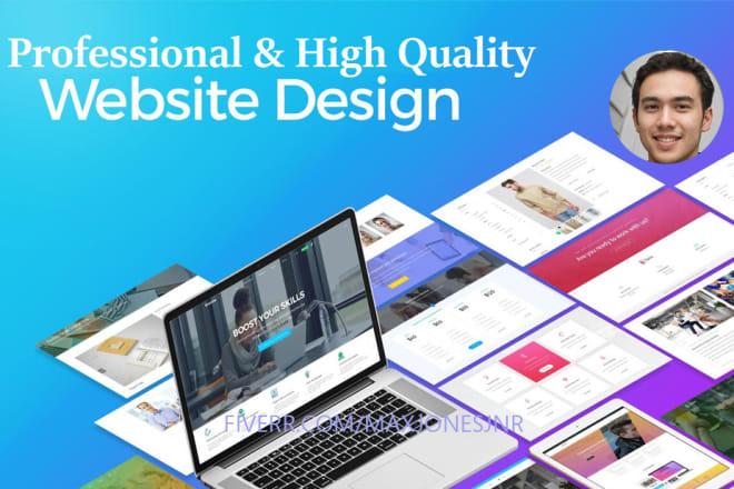 I will design and develop a clean and modern wordpress website