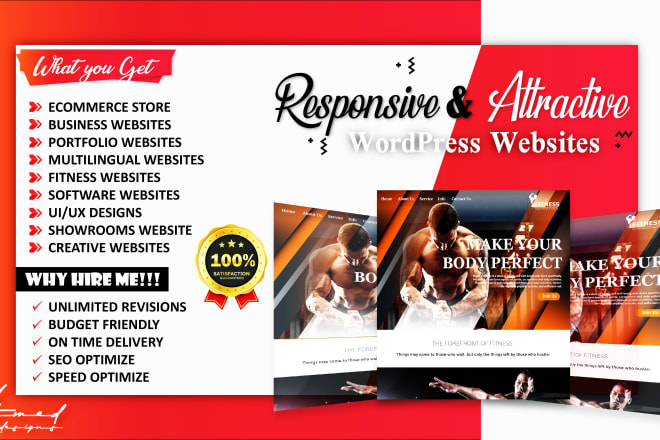 I will design and develop your professional website with wordpress and elementor