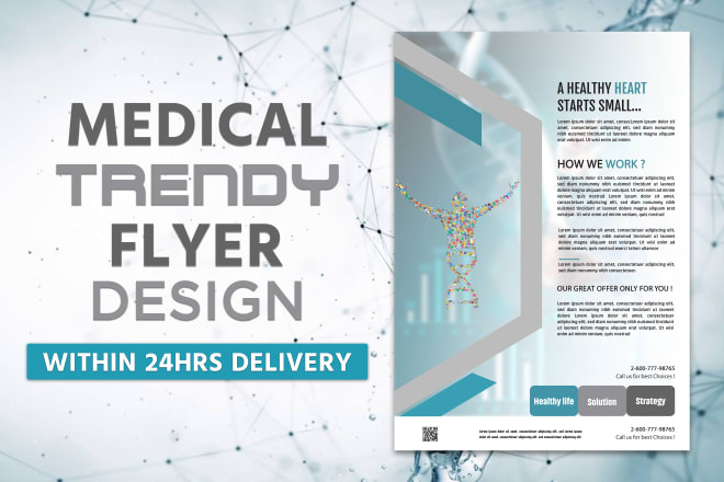 I will design and medical flyers within 24hrs