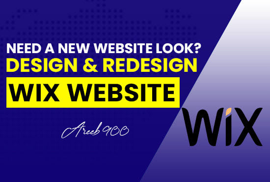 I will design and redesign wix website or wix ecommerce website design