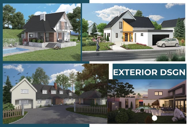 I will design and render exterior of your house