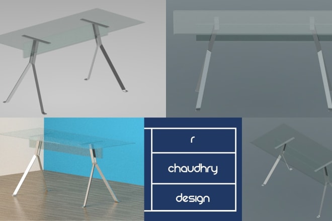 I will design and render modern custom furniture