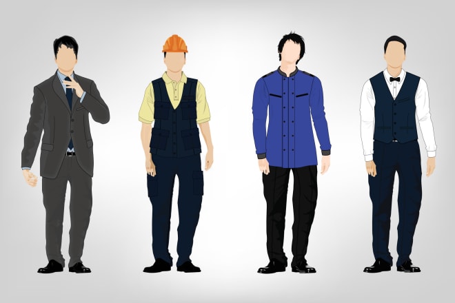 I will design any professional uniforms illustration in 12 hours