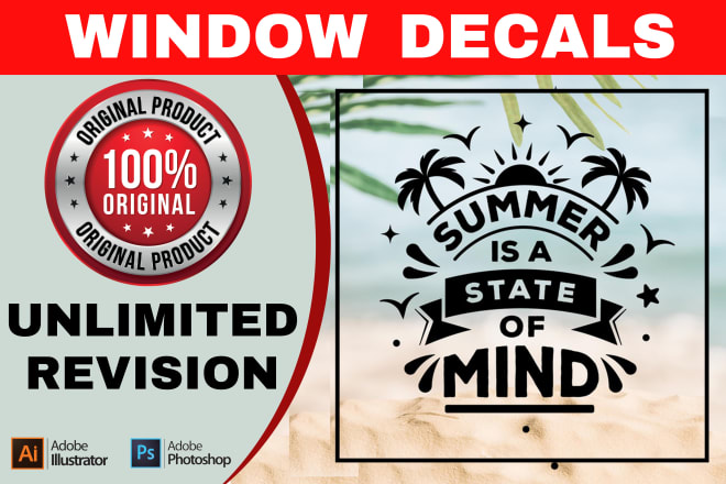 I will design any windows vinyl decal witching 24 hours