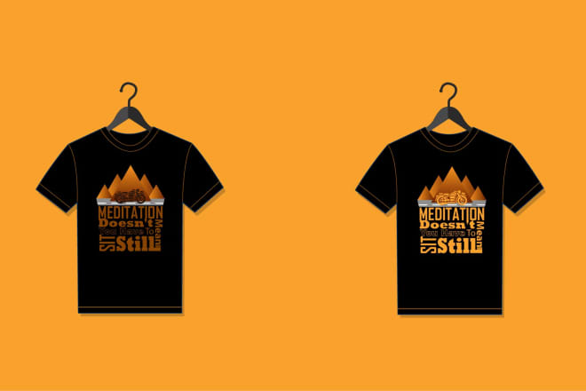 I will design awesome t shirts with quote and logo for business