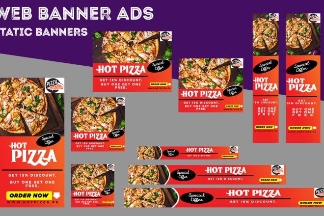 I will design banner ads, web banners, google display ads
