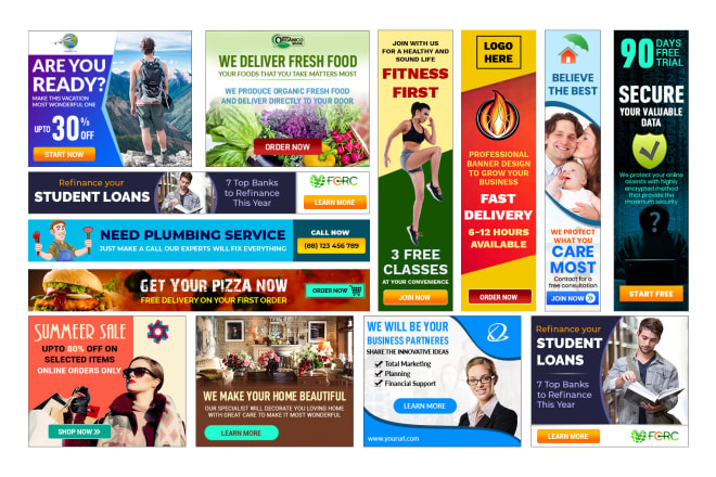 I will design beautiful banner and google ad