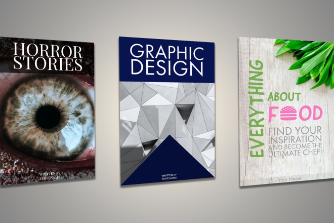 I will design beautiful book cover, front, back and side