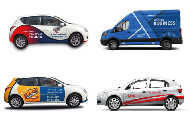 I will design best car wrap, van wrap, truck wrap or any vehicle wrap or stickers