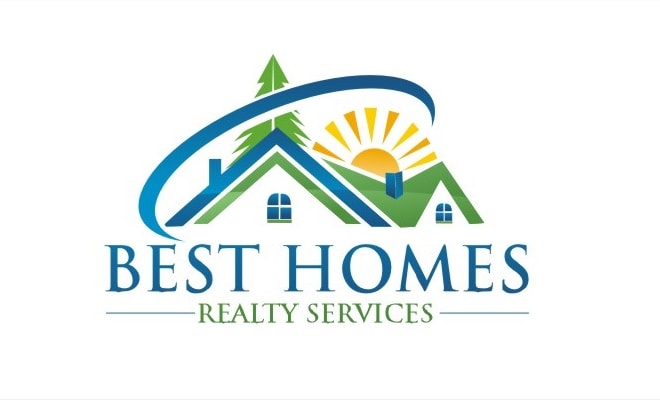I will design best home real estate logo for your realty service company