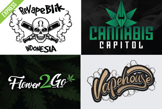 I will design cannabis vape logo