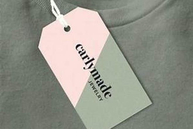 I will design clothing labels, hand tags and product labels