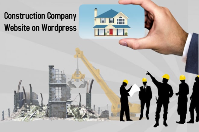 I will design construction company website on wordpress