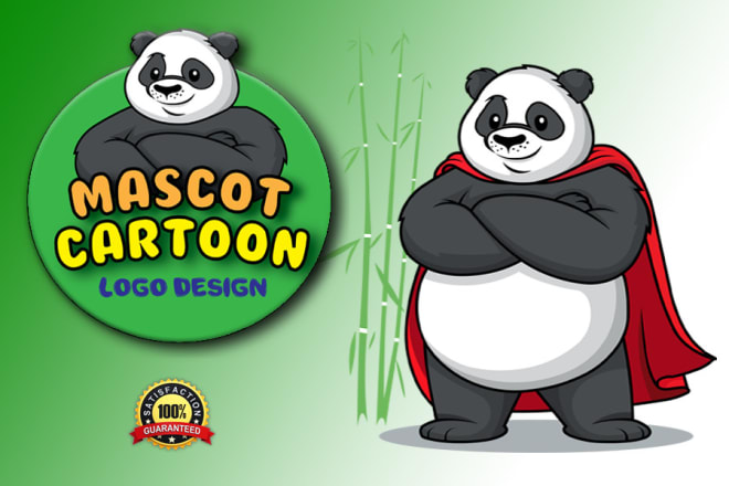 I will design creative cartoon and cute mascot logo design