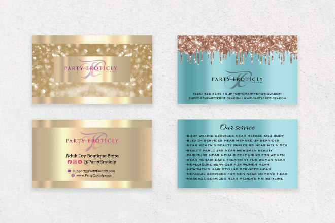 I will design credit card, beauty card, or any type of business card design