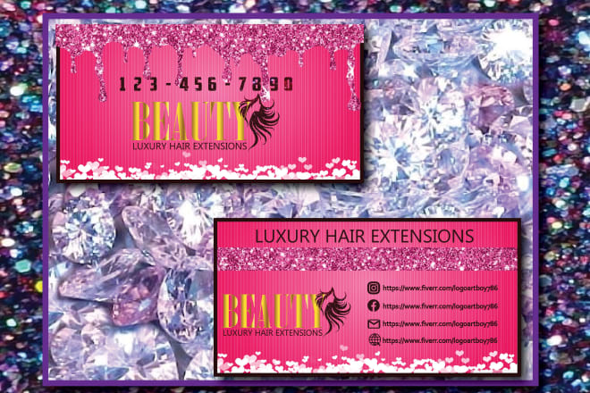 I will design credit card style business cards, flyer and pricelist