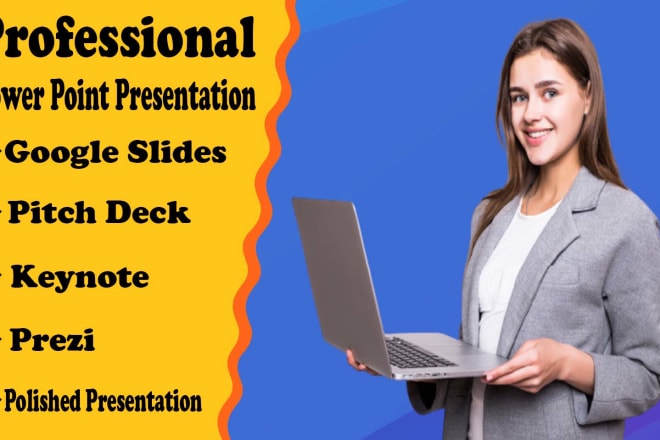 I will design custom powerpoint presentation, pitch deck, keynote, prezi google slides