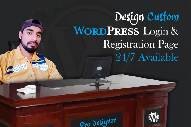 I will design custom wordpress signup, login, or registration page