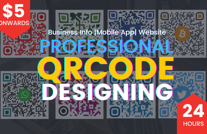 I will design cutom unique and professional qr code with your logo