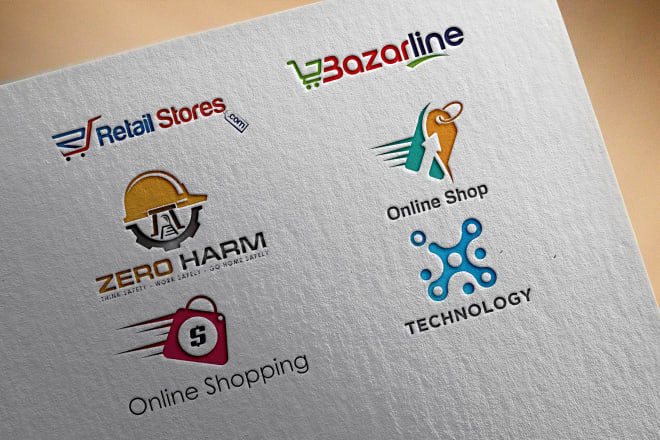 I will design e commerce shopify logo for your online store
