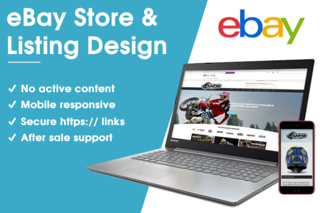 I will design ebay store shop and responsive listing template