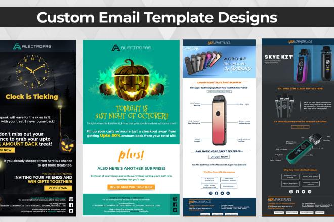 I will design editable mailchimp newsletter template