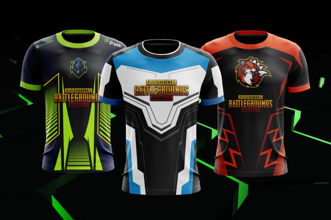 I will design esport team gaming jersey for sublimation