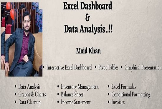 I will design excel dashboard, pivot,graphs, data entry in 24 hours