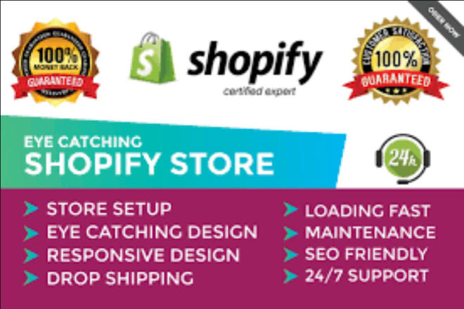 I will design exclusive shopify dropshipping store and mentor you