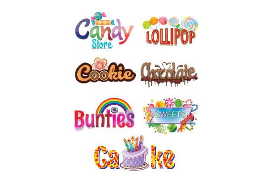 I will design eye catching candy and chocolate logo