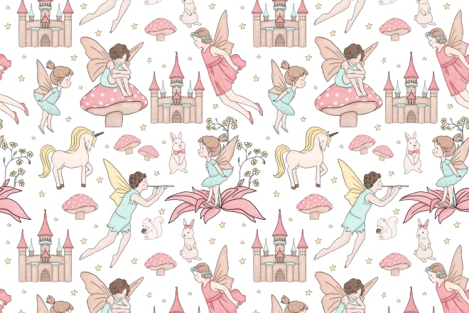 I will design fairy tale pattern or illustration