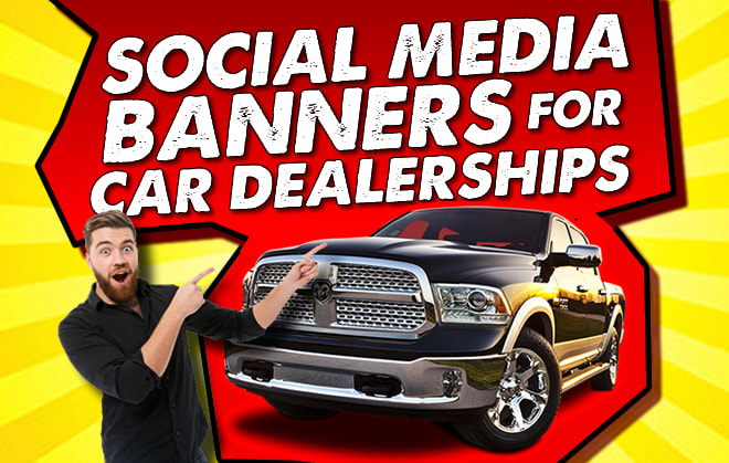 I will design fresh automotive car dealership social media banners