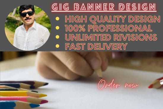 I will design gig image banner ads, picture, cover photo, business cards