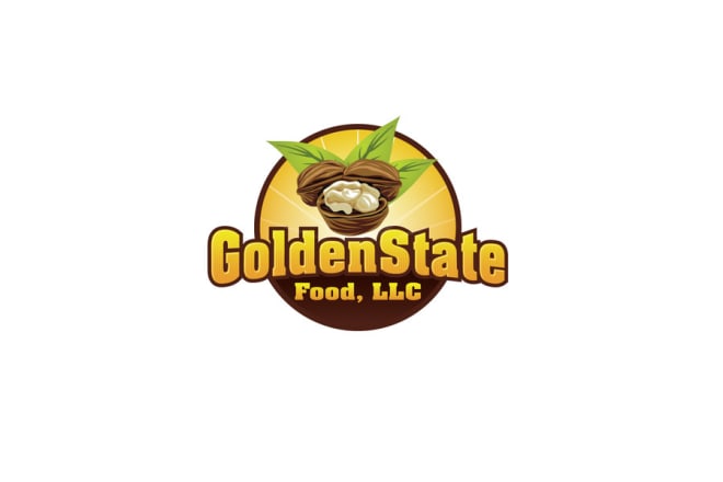 I will design golden state food, llc logo in 1 day