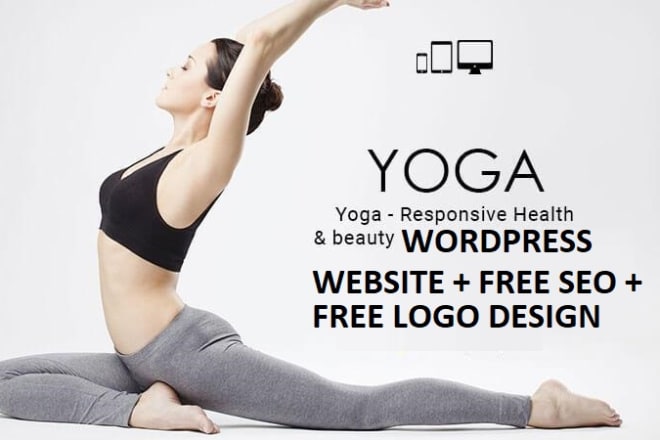 I will design health, gym, fitness, yoga, sports or workout website