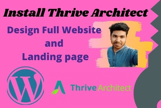 I will design landing page or sales page or lead page using thrive architect