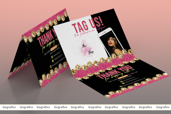I will design loyalty,thank you, business card for beauty, hair, lash,cosmetic business